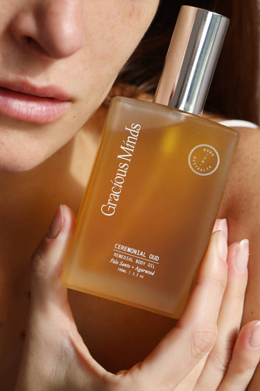 GRACIOUS MINDS – CEREMONIAL OUD REMEDIAL BODY OIL - STUDIO JO STORE